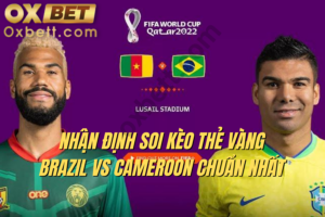 Soi kèo thẻ vàng Brazil vs Cameroon 1