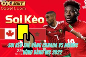 Soi Kèo Thẻ Vàng Canada Vs Maroc - Vòng Bảng WC 2022 