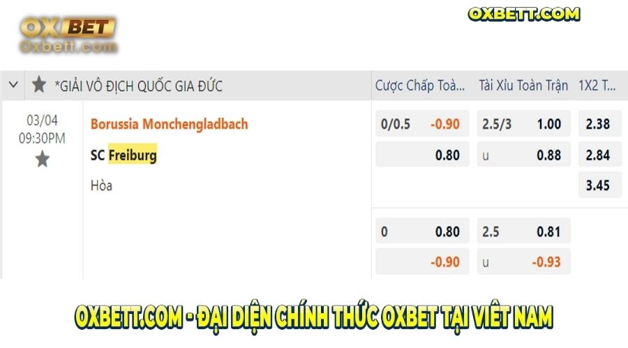 B Monchengladbach vs Freiburg 4